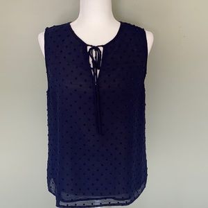 Le Lis Ivee Swiss Dot Blouse